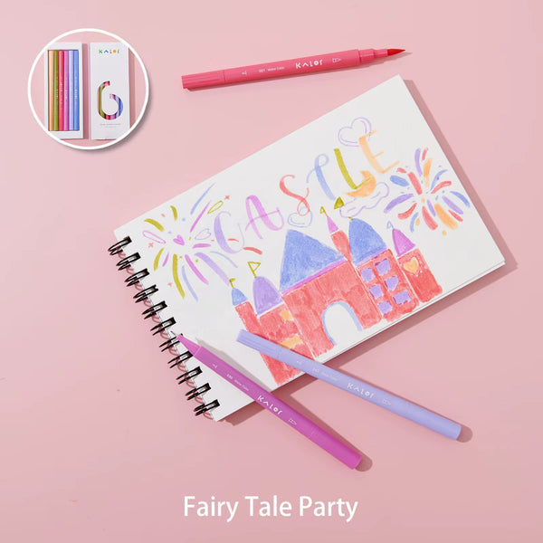 Marcadores Doble Punta Acuarelas Fairy Tale Party