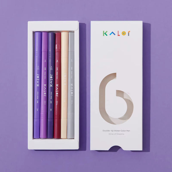 Marcadores Doble Punta Acuarelas Wine of Dreams