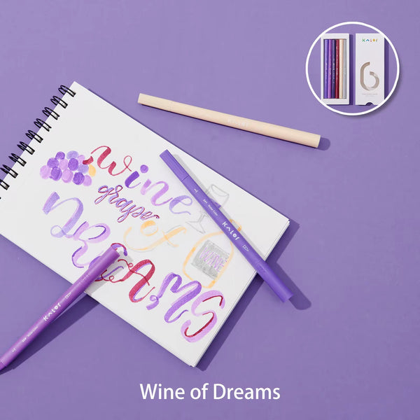 Marcadores Doble Punta Acuarelas Wine of Dreams