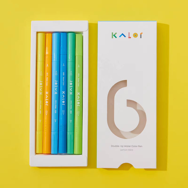 Marcadores Doble Punta Acuarelas Lemon Mint