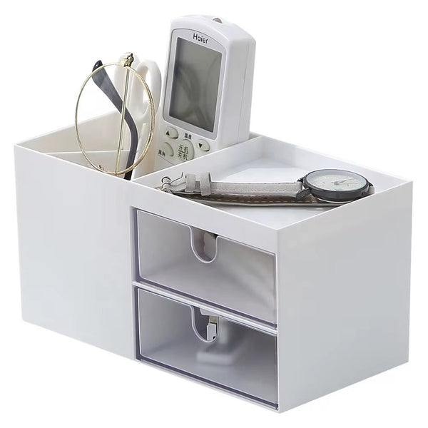 Portalápices Cuadrado con Gavetas