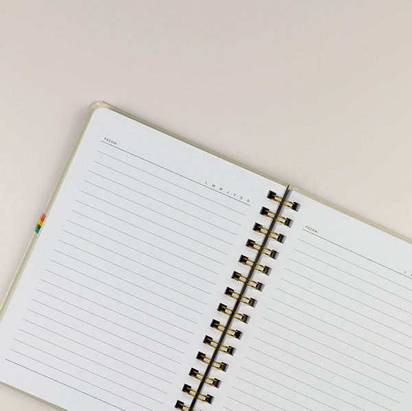 Cuaderno de Líneas Over The Rainbow