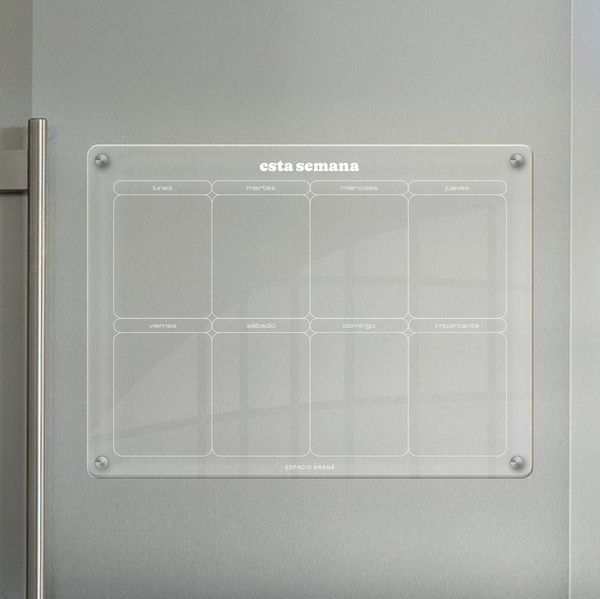 Set de Planners Acrílicos Imantados