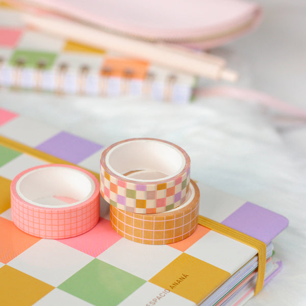 Set de 3 Washis  "Happy Quilt"