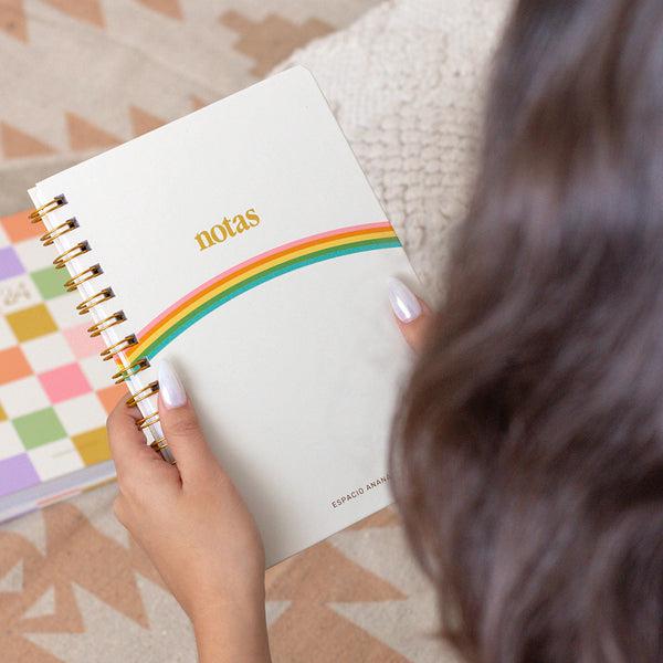 Cuaderno de Líneas Over The Rainbow