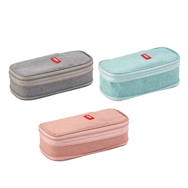 Cartuchera de Lona con Compartimientos