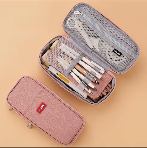 Cartuchera de Lona con Compartimientos