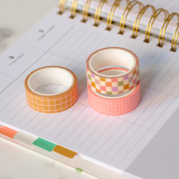 Set de 3 Washis  "Happy Quilt"