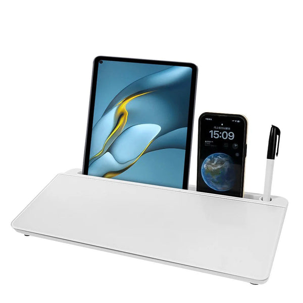 Organizador de Escritorio con Pizarra de Vidrio