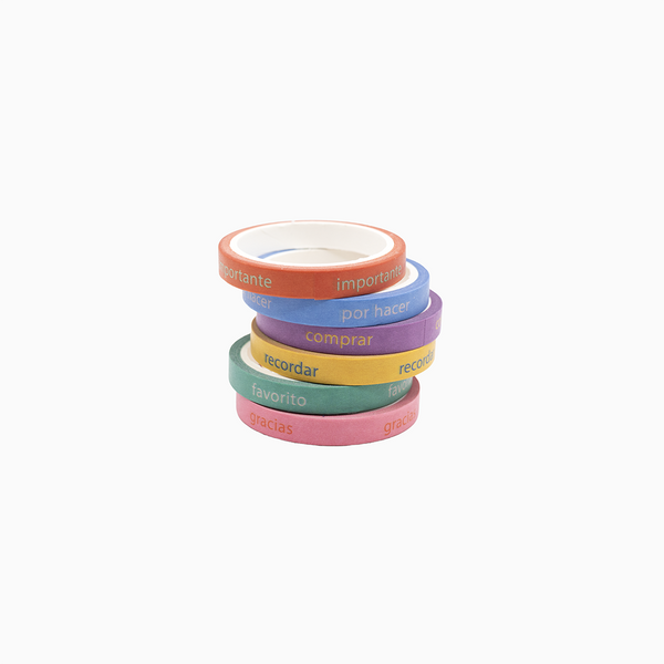 Set de 6 Washitapes Planner 26