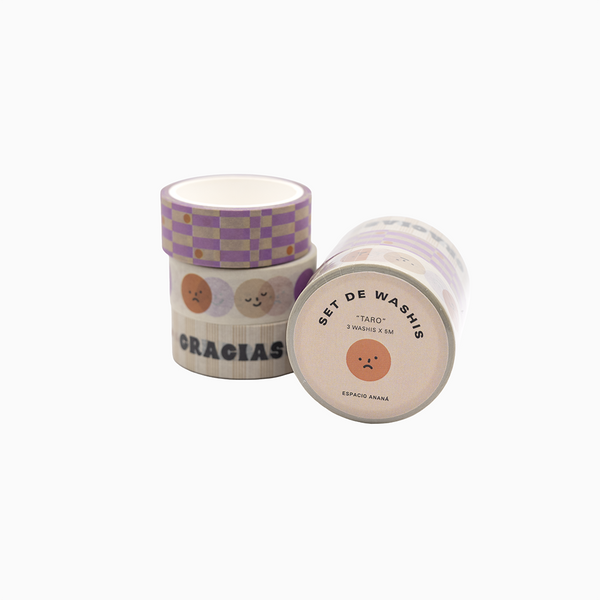 Set de 3 Washitapes Taro