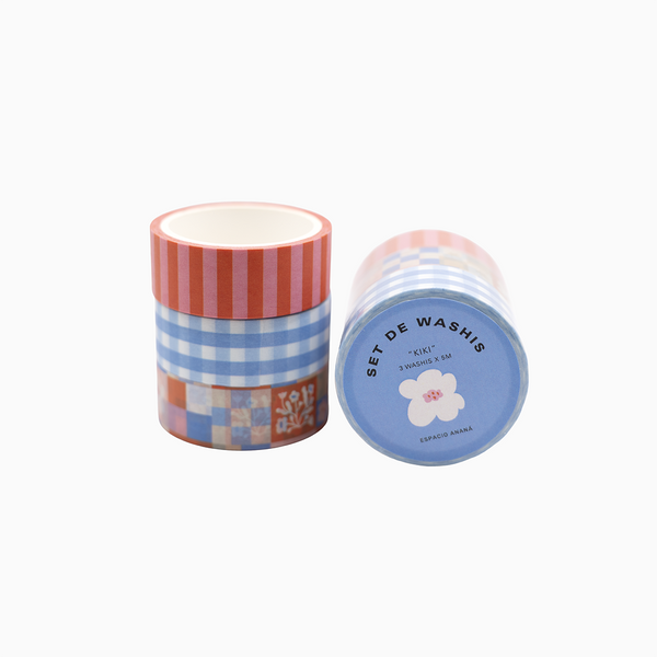 Set de 3 Washitapes Kiki