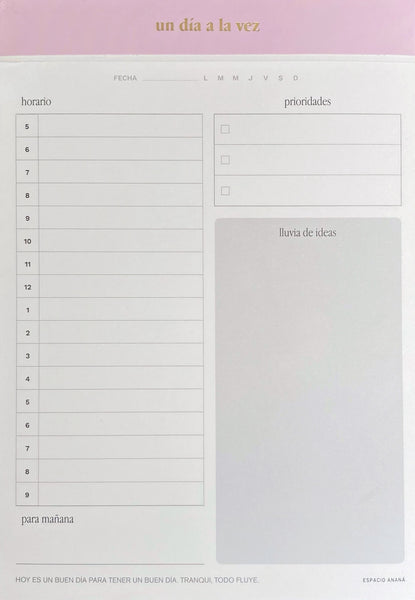 Planner Imantado Rosa