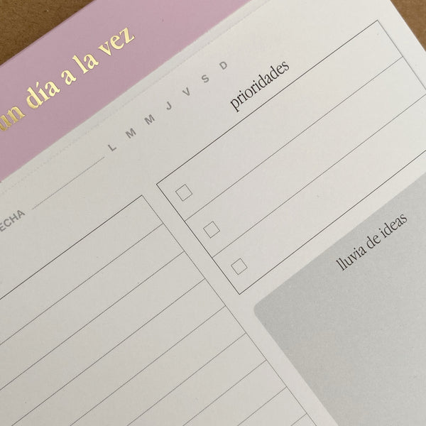 Planner Imantado Rosa