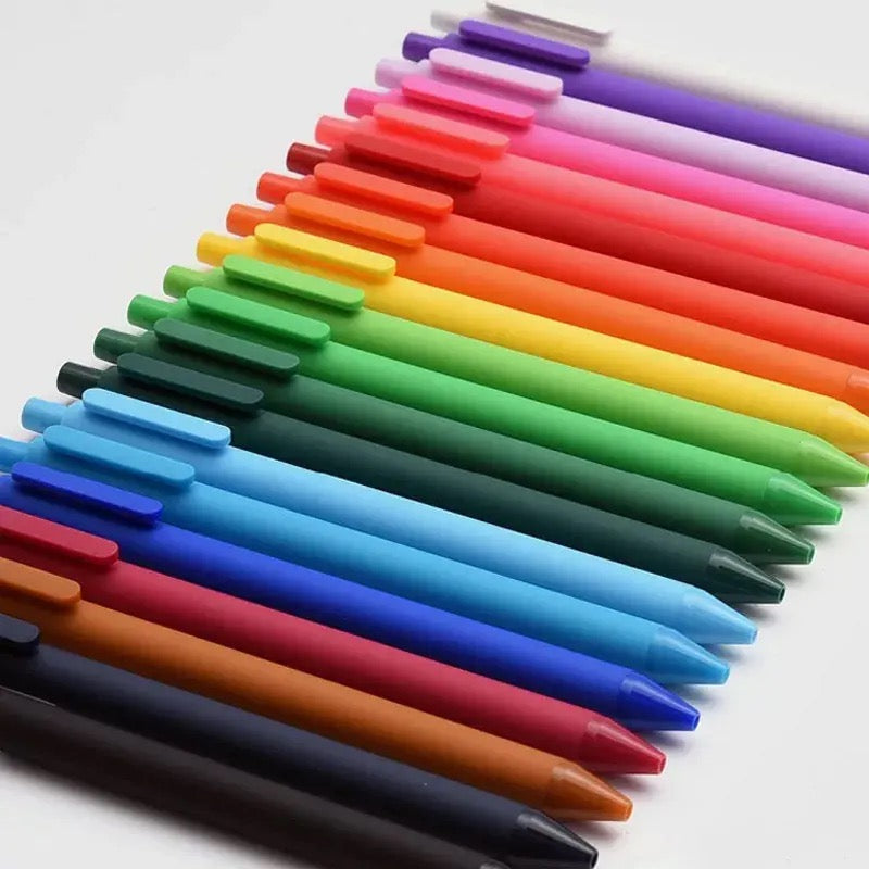 Set 20 Mini Bolígrafos Gel De Colores Con Aroma :: Ooly :: Papelería