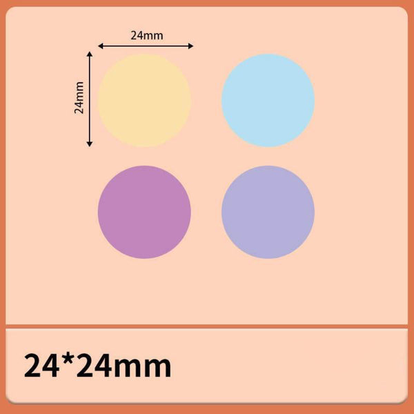 Etiquetas Autoadhesivas  de Colores para Mini Impresora Eva