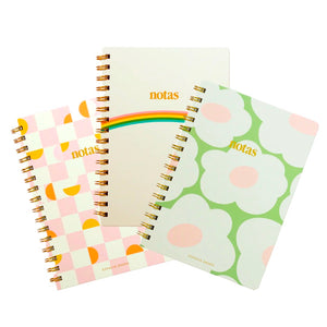 Trio de Cuadernos de Líneas
