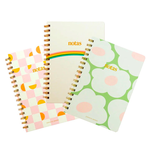 Trio de Cuadernos de Líneas