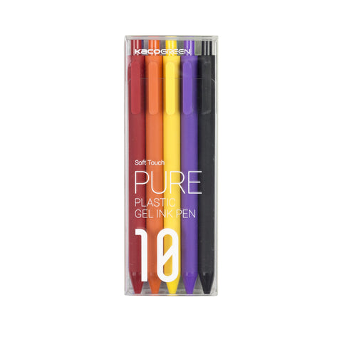 Pack de 10 Bolígrafos de Gel de Colores