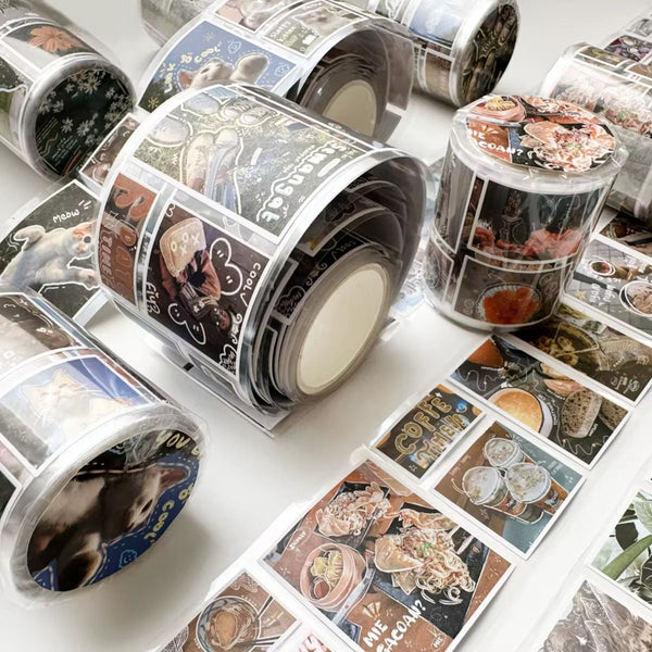 Rollito de Stickers Fotitos Ilustradas