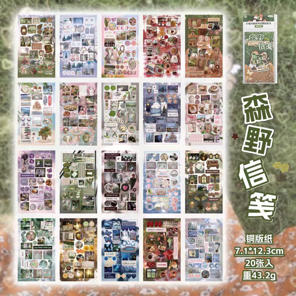 Librito de Stickers Yuxian 20 Hojas