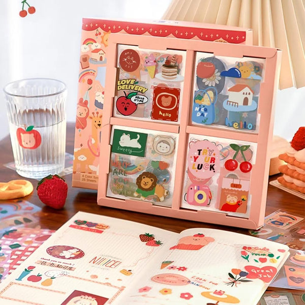 Caja de Stickers Pink
