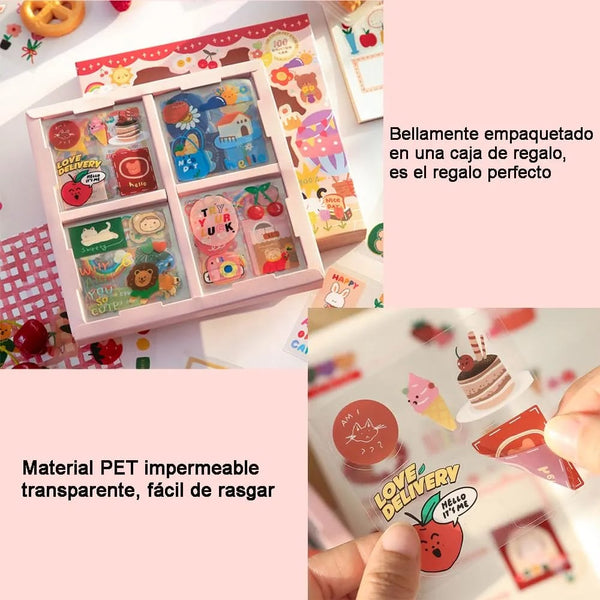 Caja de Stickers Pink