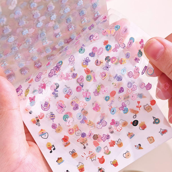 Librito de Mini Stickers Clear