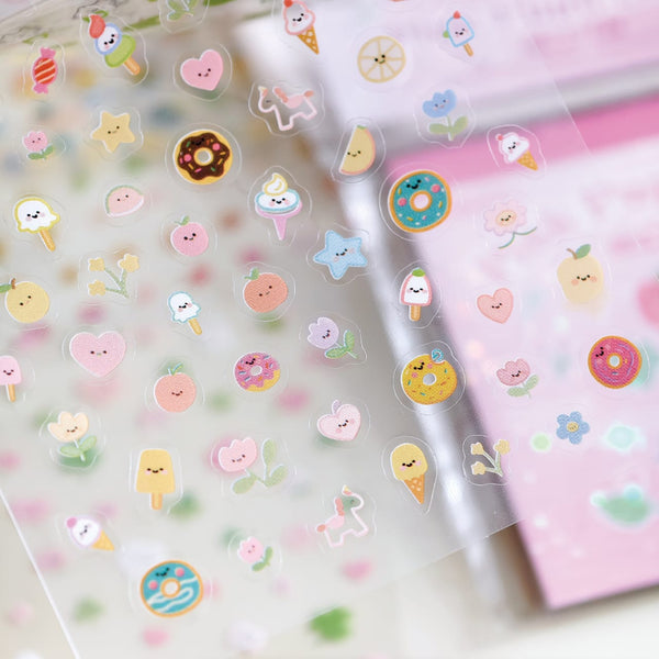 Librito de Mini Stickers Clear