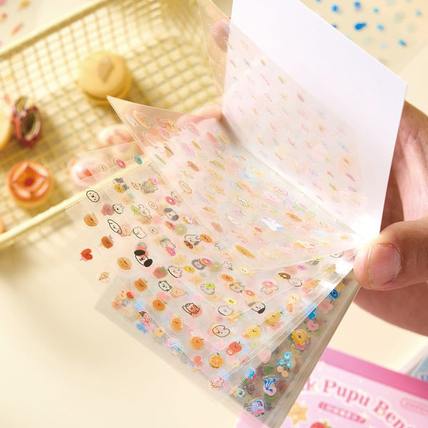 Librito de Mini Stickers Clear