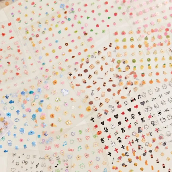Librito de Mini Stickers Clear