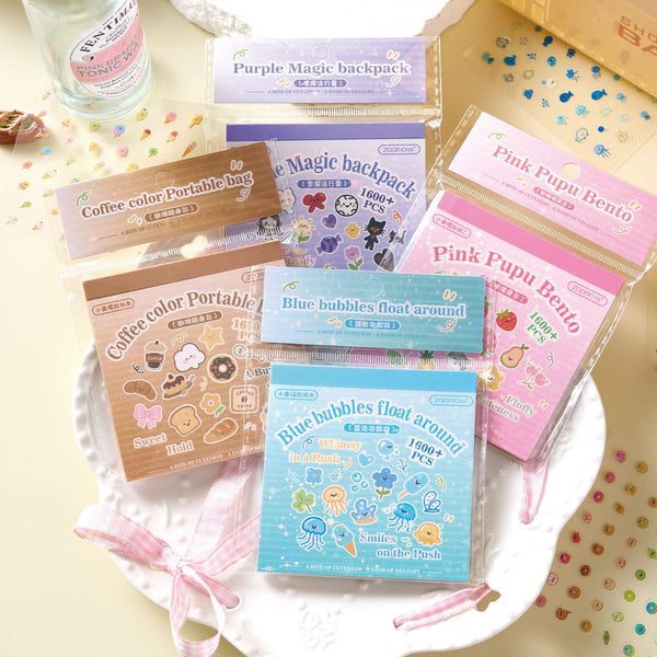 Librito de Mini Stickers Clear