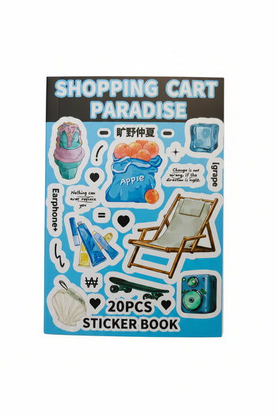 Librito de Stickers Shopping Cart