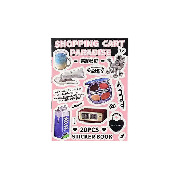 Librito de Stickers Shopping Cart